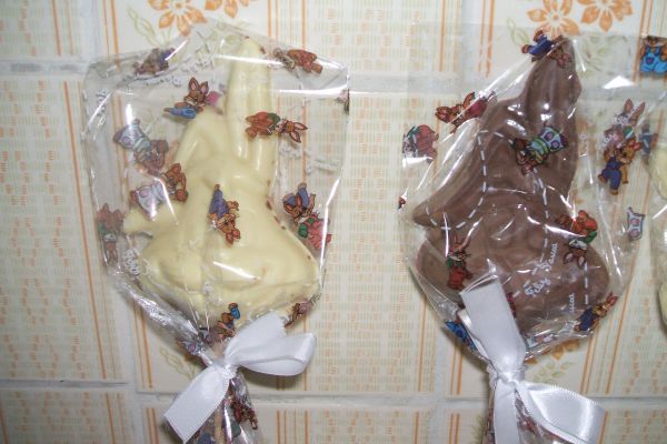Pirulitos de chocolate
